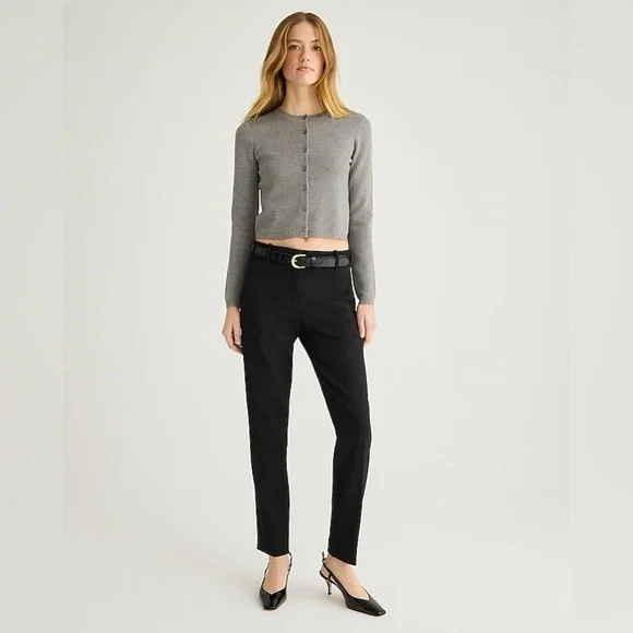 2 Pairs! J.Crew Cameron Slim Cropped Pant in Four-Season Stretch Size 18 Black 2 - Picture 2 of 10